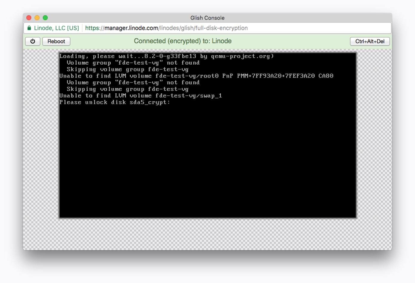 Glish Decryption Password